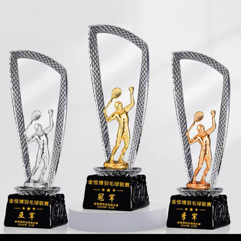 Badminton Cup - 맞춤형 크리스탈 트로피, 농구 트로피, 축구,