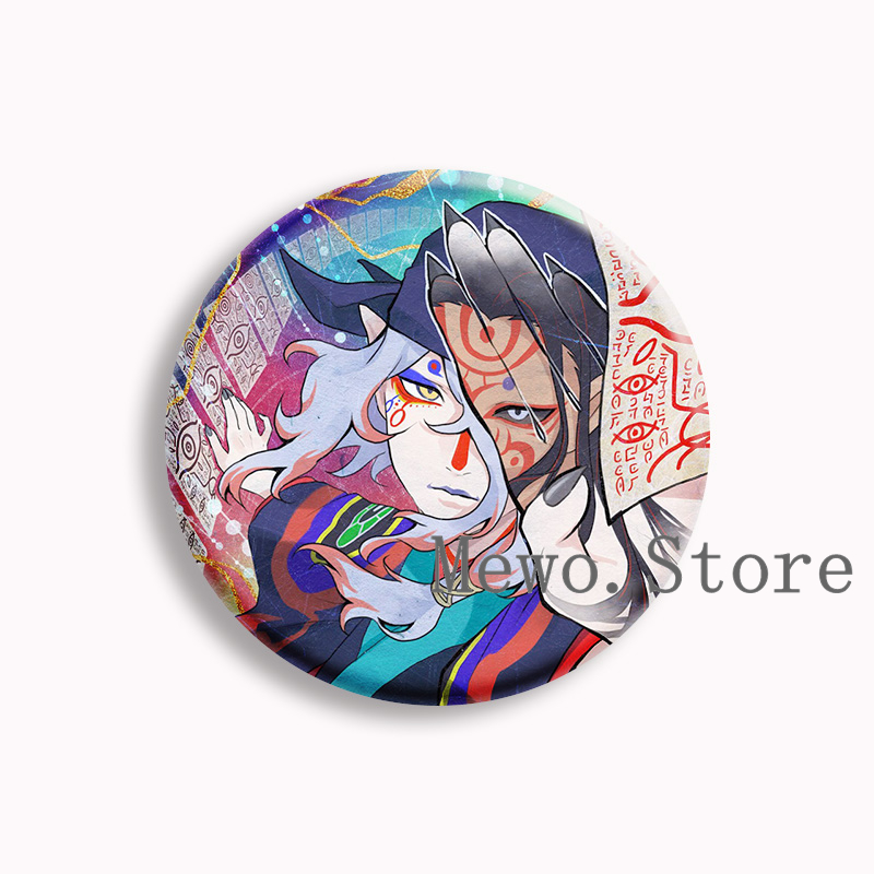 Mononoke Anime 소프트 버튼 핀 Kusuri - Badminton Meme 리뷰 및 가격