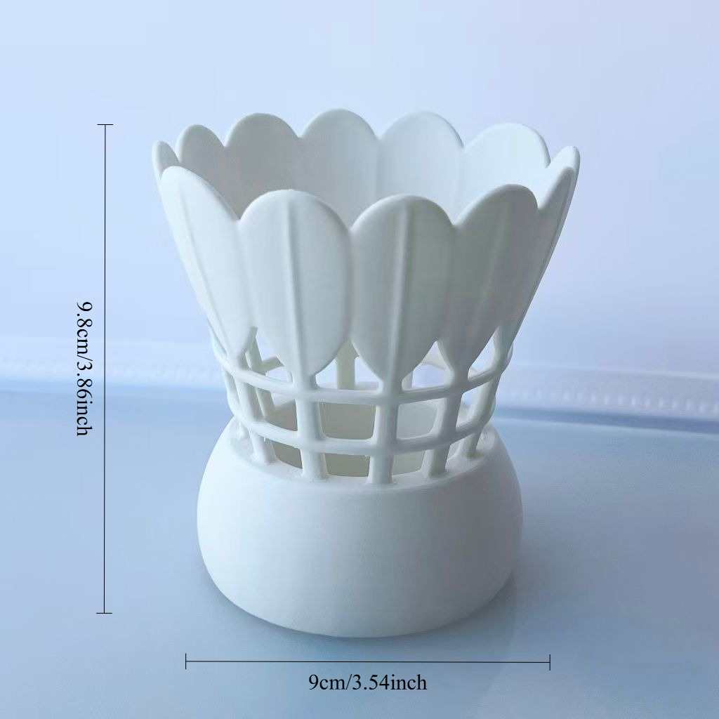 미니멀리스트 배드민턴 셔틀콕 모양 펜 홀더, 독창적인  - Badminton Cup 리뷰 및 가격